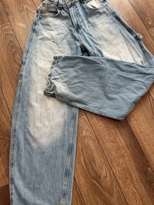 Сини широки дънки