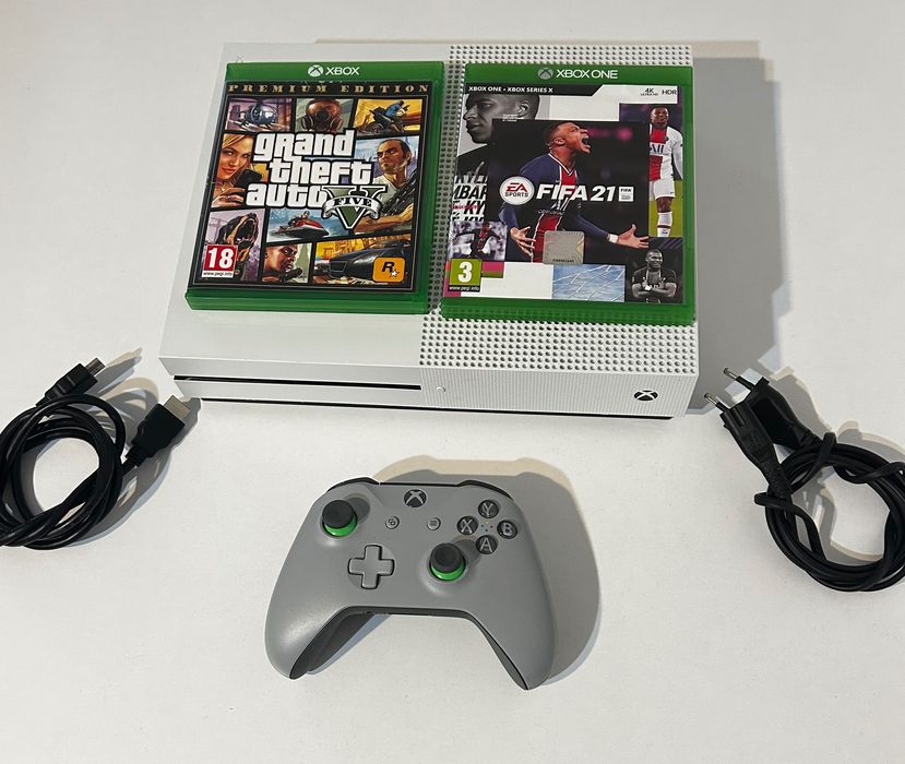 X-BOX One S 1TB  | + FIFA21 & GTA V PE (Impecabile)