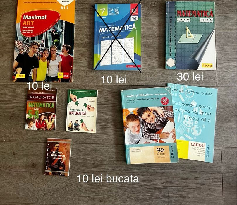 Diverse carti pentru scoala