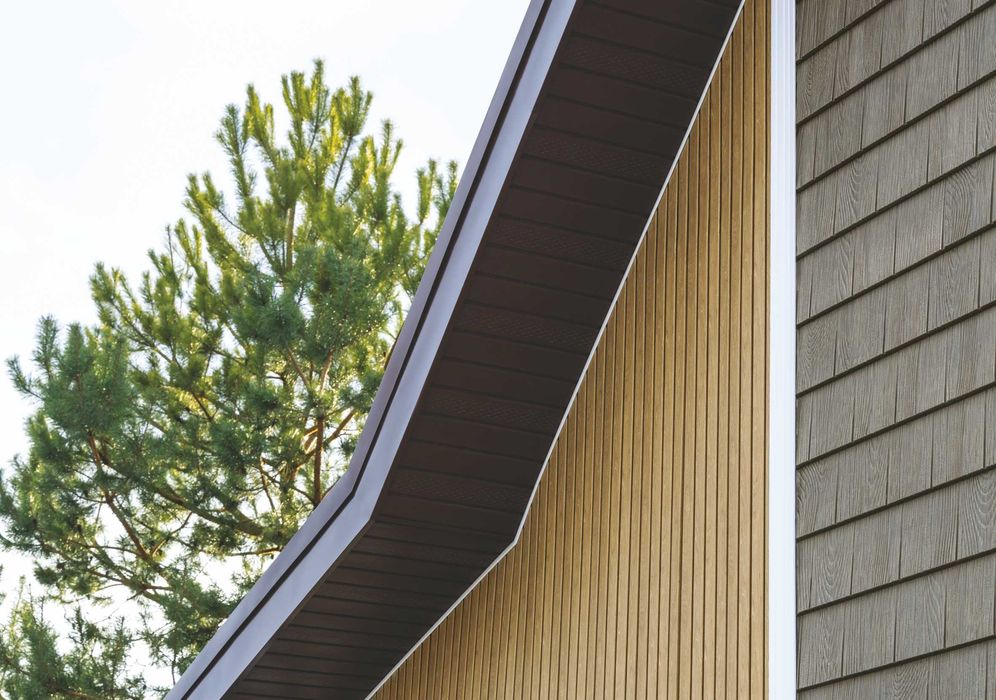 Сайдинг виниловый под дерево Планкен. Профлист, металлочерепица.