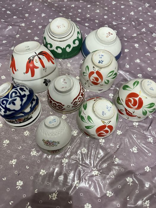 Фарфор кобальтовый советский