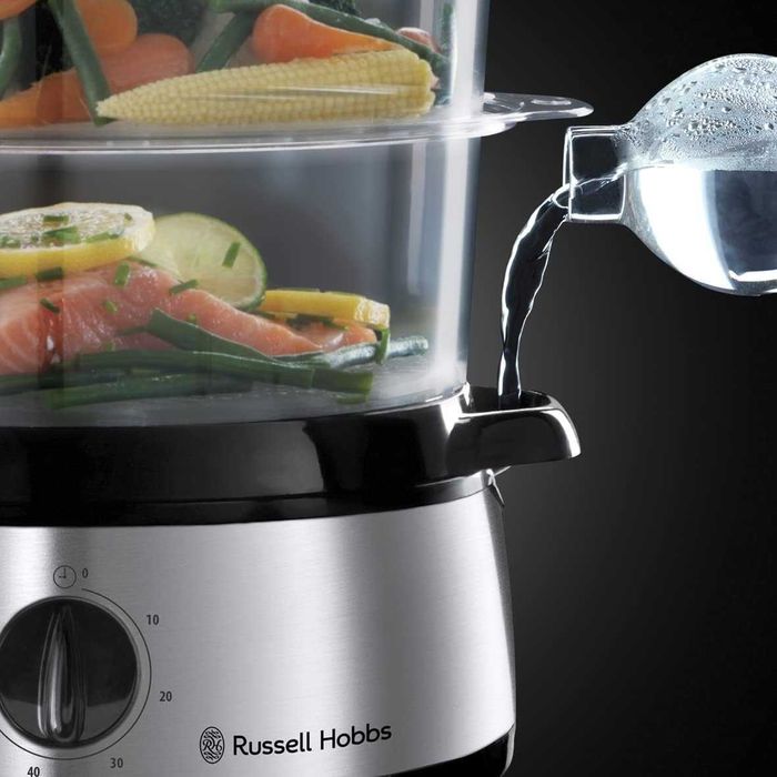 Готвене на пара Russell Hobbs, 9л., 60мин. таймер, Купи за яйца и ориз