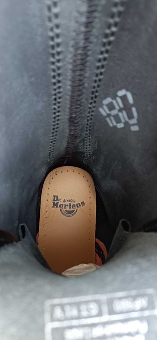 Dr Martens 1914 Black Smooth ghete bocanci piele noi 14 inele 36