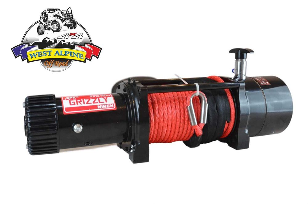 Troliu auto Grizzly Winch 12000lbs 72.5:1 sufa sintetica AirFree Spool