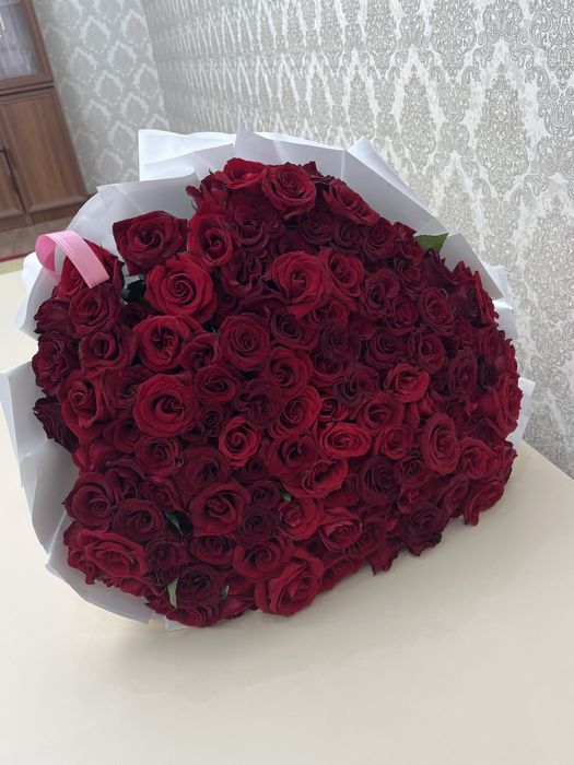 Красвивые розы 101 штук