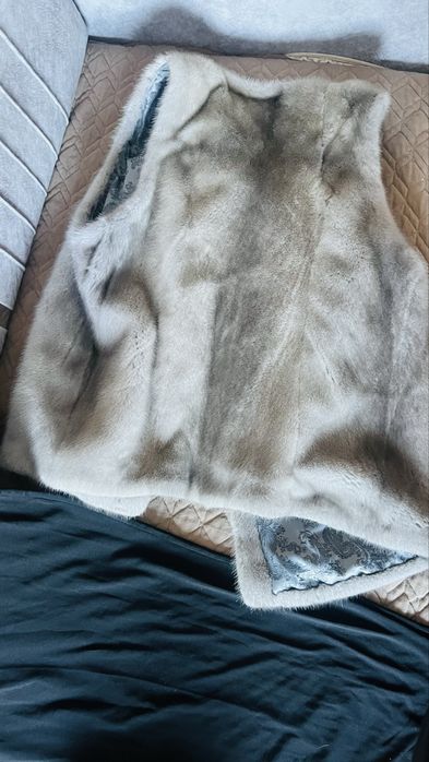 норковый желет на весну и эээээ