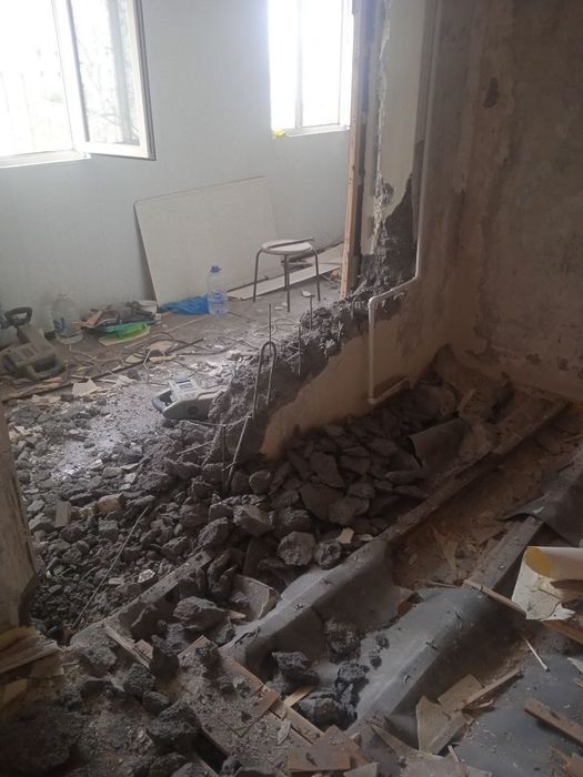 Демонтаж +отделка помещений