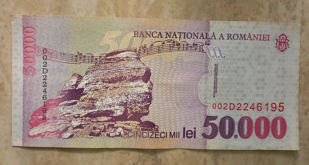 Bancnote vechi din anii 2000