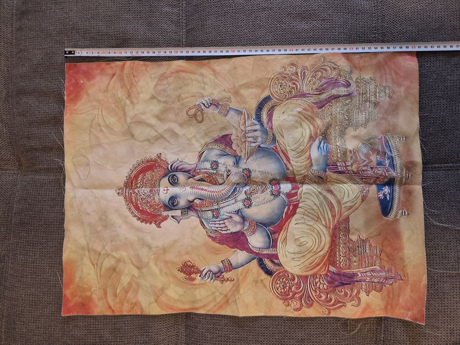 panza pentru inramat tablou cu Ganesha.