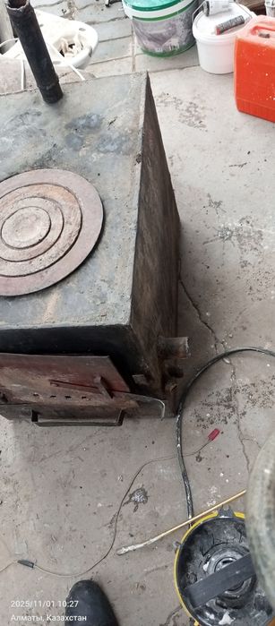 Печ отопление металлический