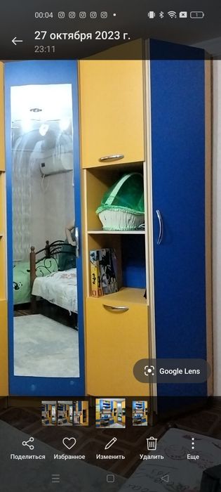 Продам угловой шкаф и пенал для вещей