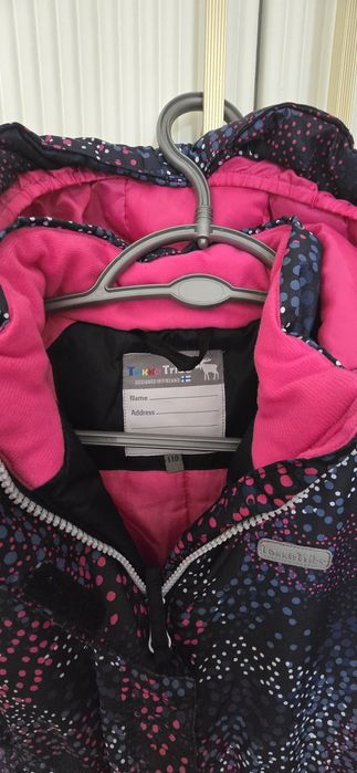 Слитный комбинезон зимний на девочку