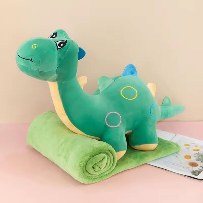 Подушка-игрушка плед стич и дракон