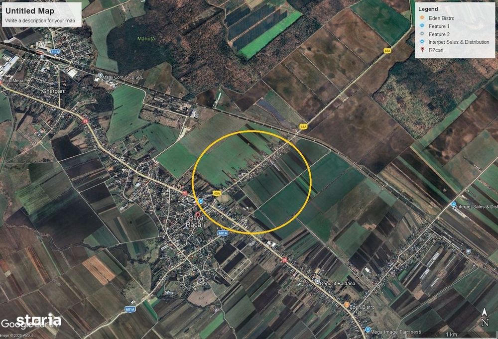 Teren intravilan Racari - Dambovita