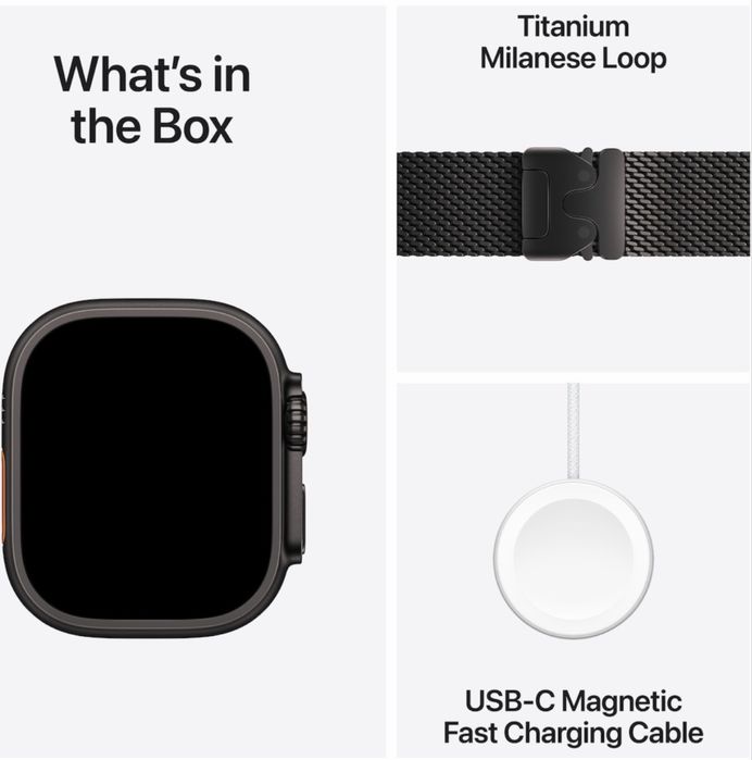 Apple Watch Ultra 2 GPS, Cellular Black Titanium Garantie Orange Ro