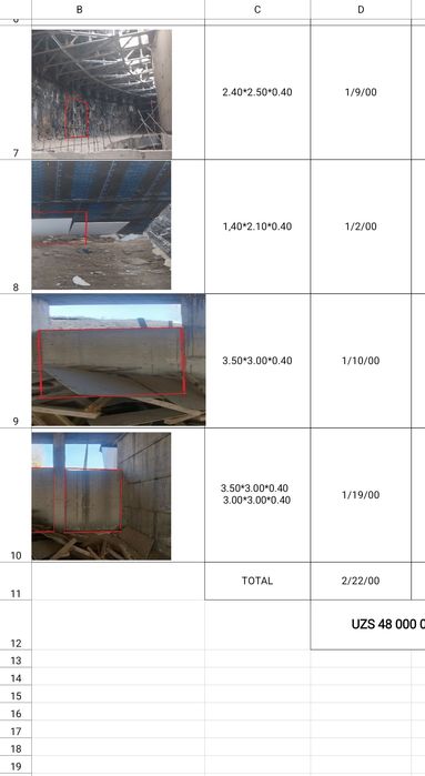 PERFARATIR xizmati beton buzish beton teshish beton kesish