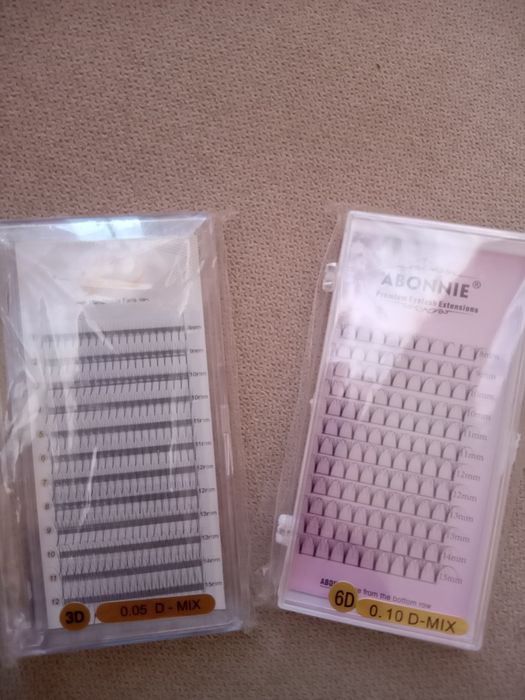 Комплект Мигли автоматични,косъм по косъм ,пинцети и др.