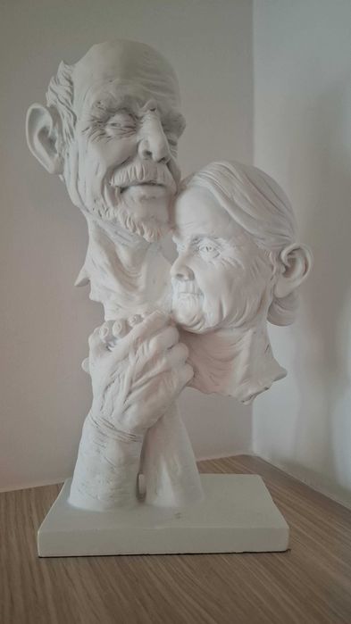 „Eternitate în alb” – Statuetă statement • Cuplu • Dragoste