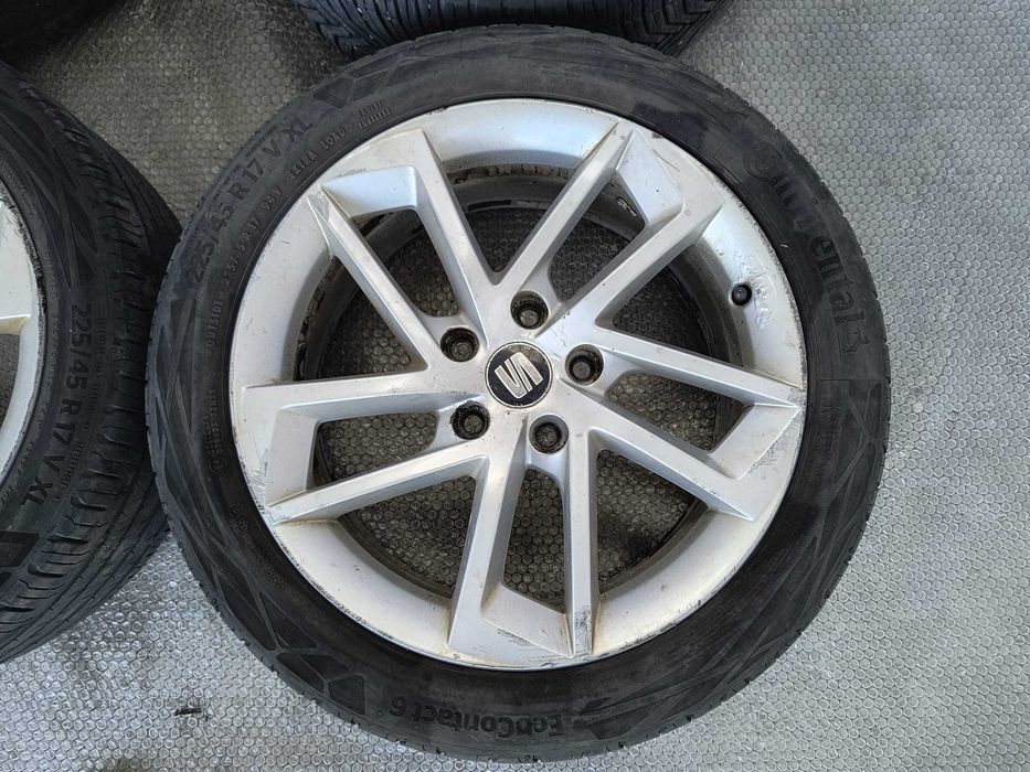 Set 4 Jante Aliaj R17 5x112 Seat Leon Mk3 / Model Dynamic / Cod OEM 5F0601025G (12A)