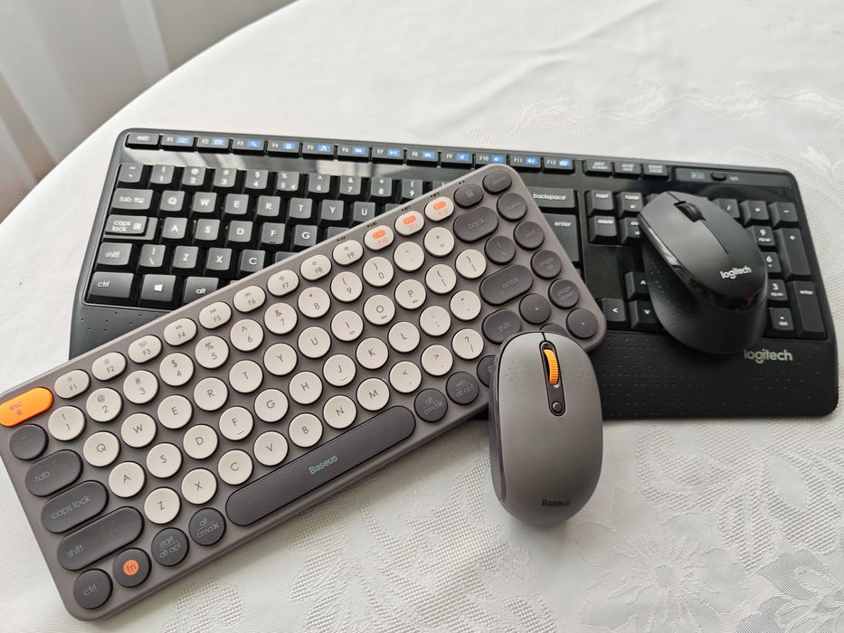 Комплекти клавиатури и мишки на Logitech и Baseus