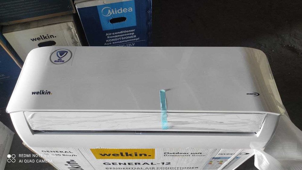 Кондиционер Welkin /Konditsioner Welkin General SLV 9 000 Btu Inverter