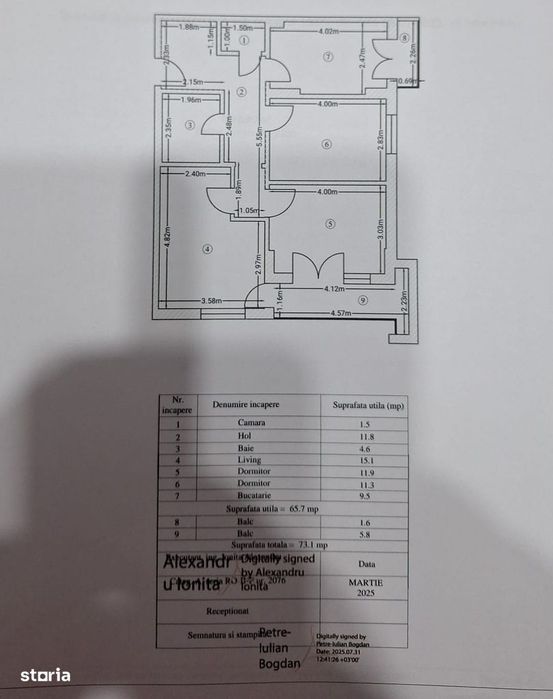 3 Camere Decomandat | 2 Balcoane | Parcare Inclusă