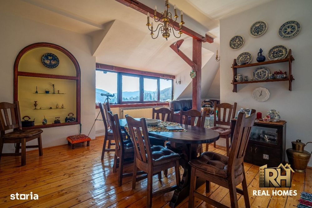 Apartament 5 camere 178 mp Furnica Sinaia vedere munte PRET 228000 EUR