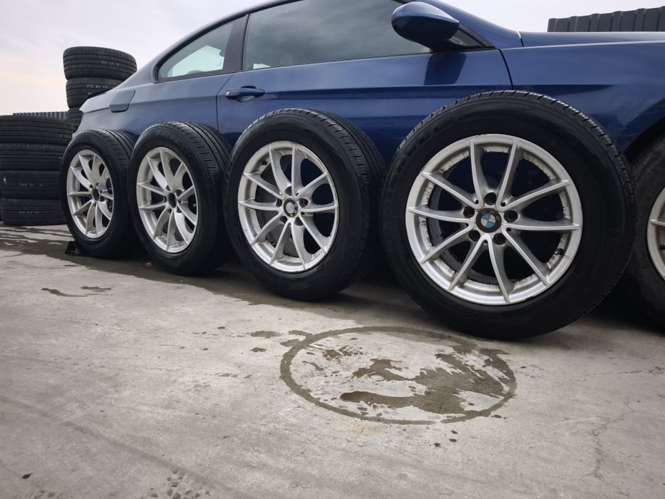 Jante SUV X3 F25 X4 F26 R17 V Spoke style 304 anvelope triangle dot 24