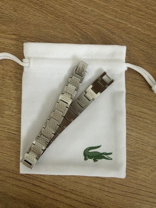 Мъжка метална гривна Lacoste (Stainless Steel) + Пълен комплект