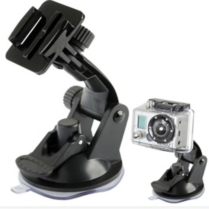 Вакуум Стойка лепенка основа щипка Gopro гопро екшън камера xiaomi монтажна стойка вакуумна основа щипка за камера аксесоари GoPro Xiaomi крепеж