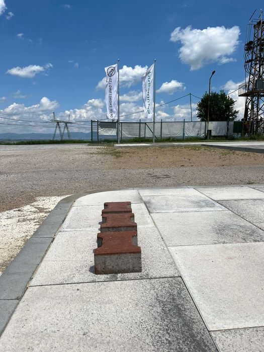 Паваж Бехатон /2Т/, 8см, цвят: червен