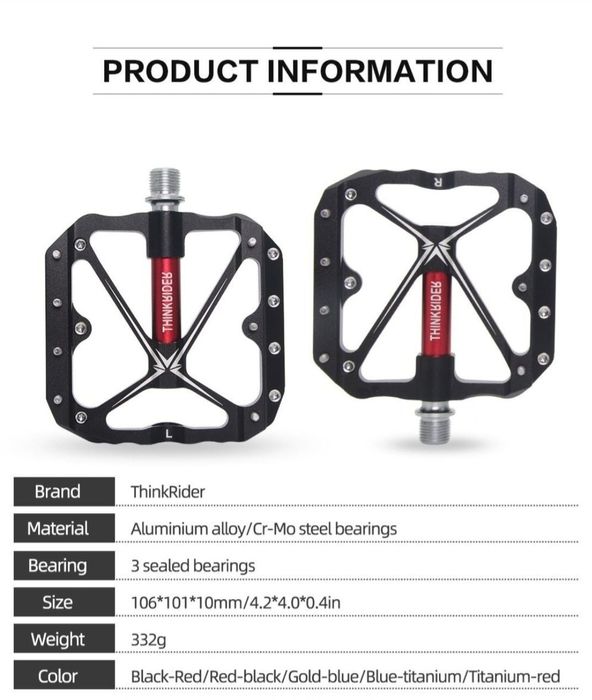 Pedale 3 rulmenti pentru bicicleta mtb electrica adulti copii