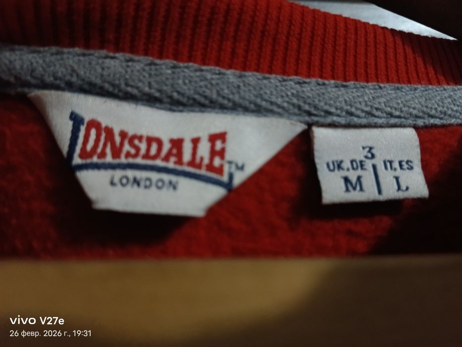 Свитшот Lonsdale