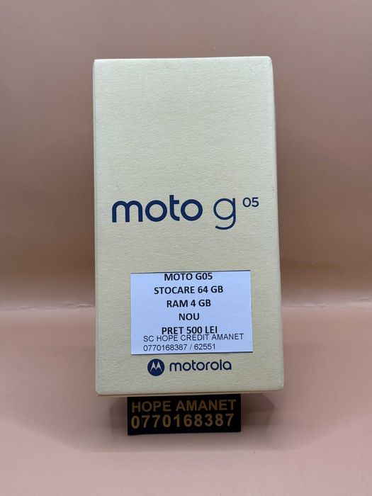 Hope Amanet P4 / MOTO G05 64GB 4 RAM