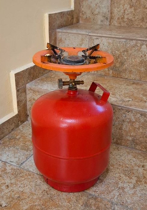 10-литрова газова бутилка c котлон