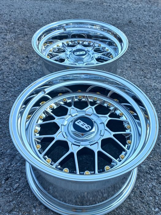 16"4х100 Bbs Fm3 Chrome 9-10j et15-12 Bmw E30 Golf 2 3...Чисто Нови..