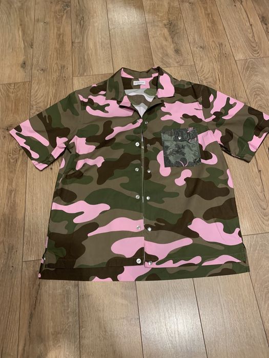 Camasa cu maneca scurta Moncler Camouflage