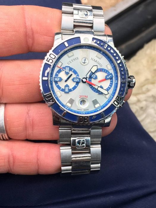 Механические оргинал часы Ulysses Nardin