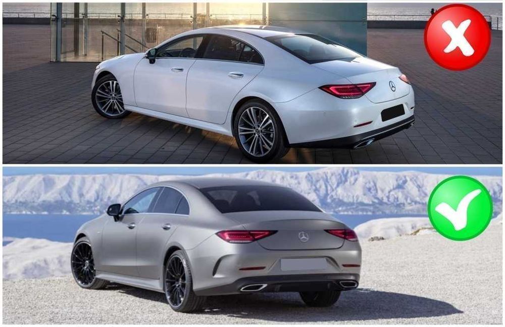 Difuzor Spate cu Tobe Negre Mercedes CLS-Class C257 2018-up CLS63 Look