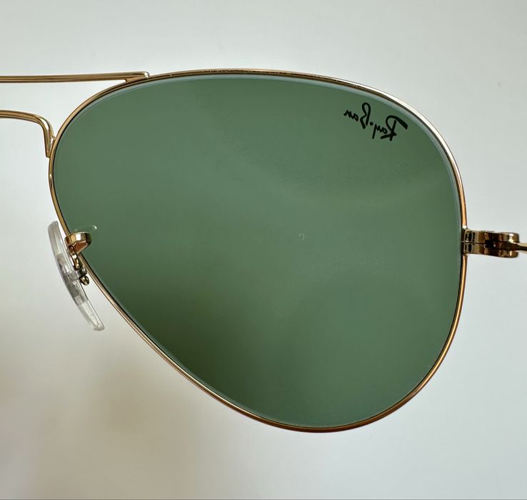 Ray Ban RB3025 Aviator 58мм/Arista Gold/Оригинални G-15 зелени лещи – Като нови