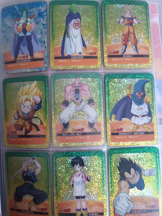 Dragon BallZ cartonașe colecției