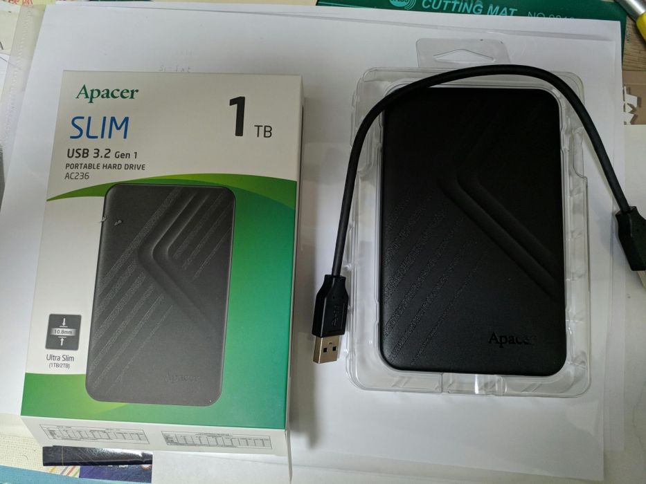 Внимание!РАСПРОДАЖА! Внешний хард с объёмом 1000гб с гарантией USB 3.2