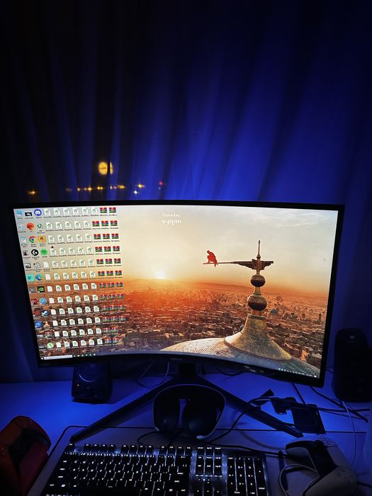 Monitor Gaming curbat QLED VA SAMSUNG