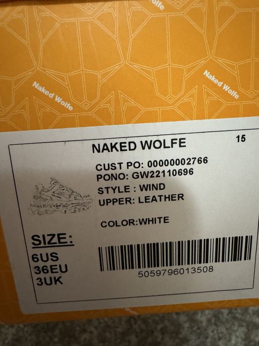 Маратонки Naked Wolfe 36 номер
