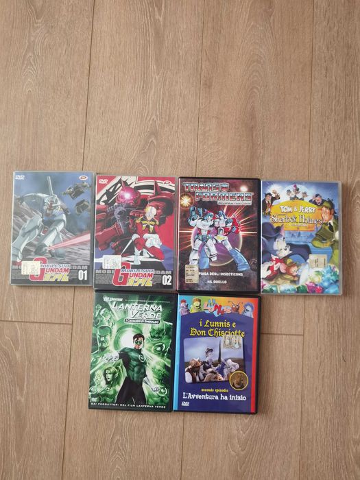 DVD uri desene animate Cars, Tom and Jerry Strumfii colecția SpiderMan