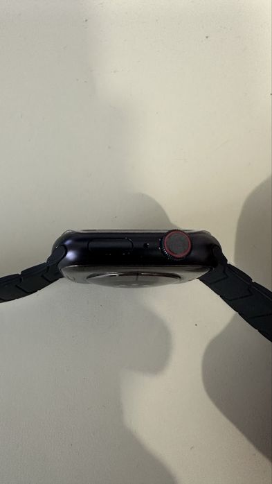 apple watch series 9 gps +cellular 45 mm 100% baterie nou - impecabil