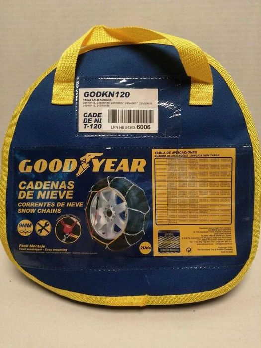 Вериги за сняг с обтегач на веригата Goodyear GODKN120