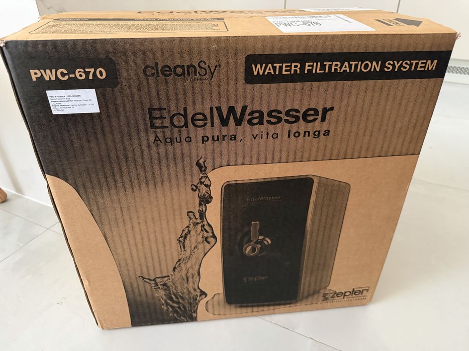 Чисто нов пречиствател за вода Zepter EdelWasser PWC-670
