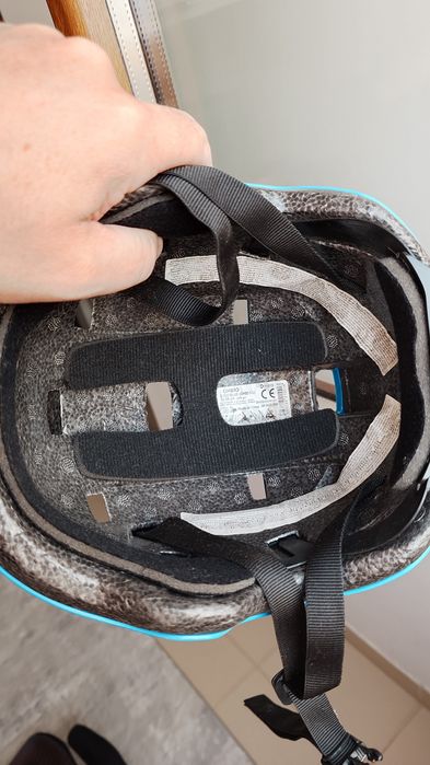 Cască protecție copii Oxelo B100 Blue (Decathlon) - Mărimea S (52-54 cm)