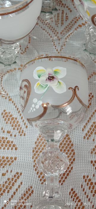 Рюмки. Лепка, Богемия, Чехословакия.